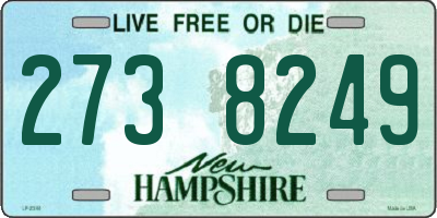 NH license plate 2738249
