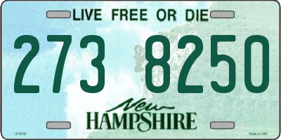 NH license plate 2738250