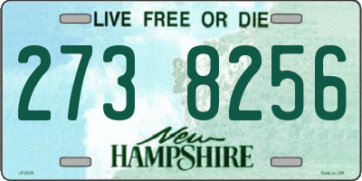 NH license plate 2738256