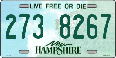 NH license plate 2738267