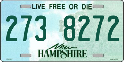 NH license plate 2738272