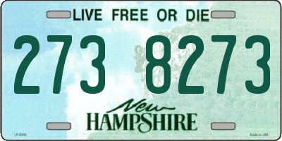 NH license plate 2738273