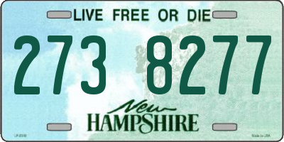 NH license plate 2738277