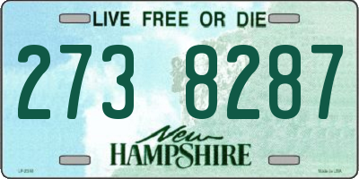 NH license plate 2738287