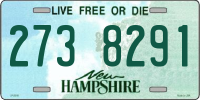 NH license plate 2738291