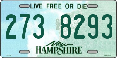 NH license plate 2738293