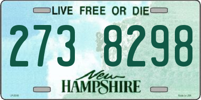 NH license plate 2738298
