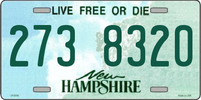 NH license plate 2738320