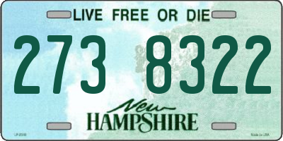 NH license plate 2738322