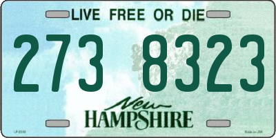 NH license plate 2738323