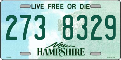NH license plate 2738329