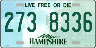 NH license plate 2738336