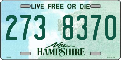 NH license plate 2738370