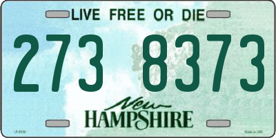 NH license plate 2738373