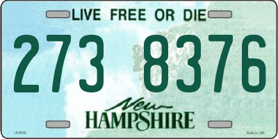 NH license plate 2738376