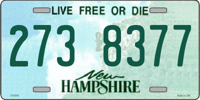 NH license plate 2738377