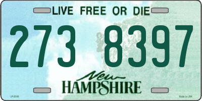NH license plate 2738397