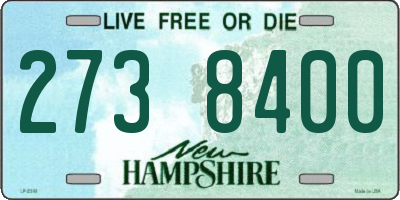 NH license plate 2738400