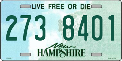 NH license plate 2738401