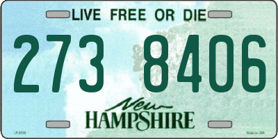 NH license plate 2738406