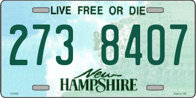 NH license plate 2738407