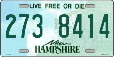 NH license plate 2738414
