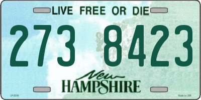 NH license plate 2738423