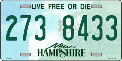 NH license plate 2738433