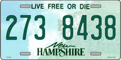 NH license plate 2738438