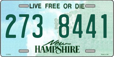 NH license plate 2738441