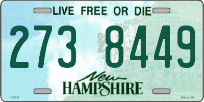 NH license plate 2738449