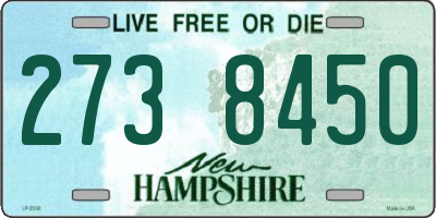 NH license plate 2738450