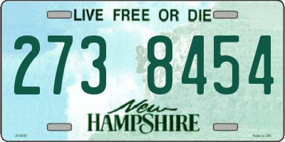 NH license plate 2738454