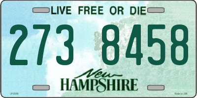 NH license plate 2738458