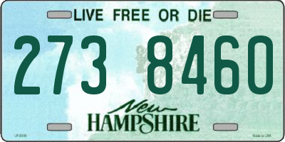 NH license plate 2738460