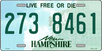 NH license plate 2738461