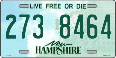 NH license plate 2738464