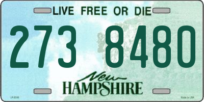 NH license plate 2738480