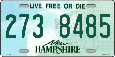 NH license plate 2738485
