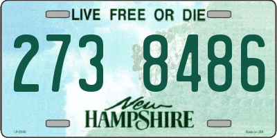 NH license plate 2738486