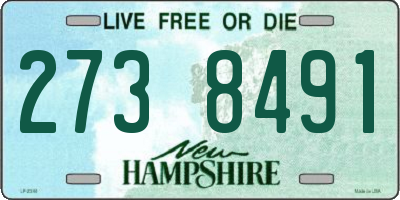 NH license plate 2738491