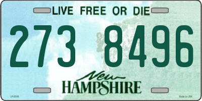 NH license plate 2738496