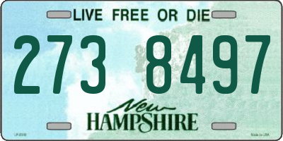NH license plate 2738497