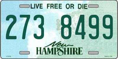 NH license plate 2738499