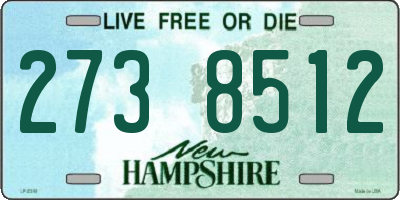 NH license plate 2738512