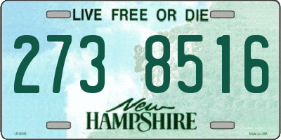 NH license plate 2738516