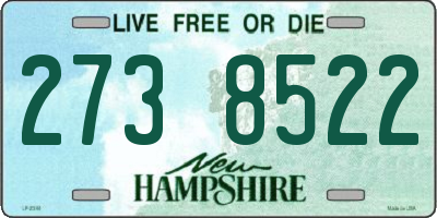 NH license plate 2738522