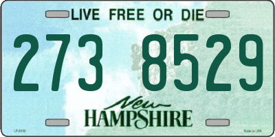 NH license plate 2738529