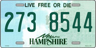 NH license plate 2738544