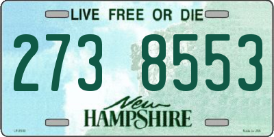 NH license plate 2738553
